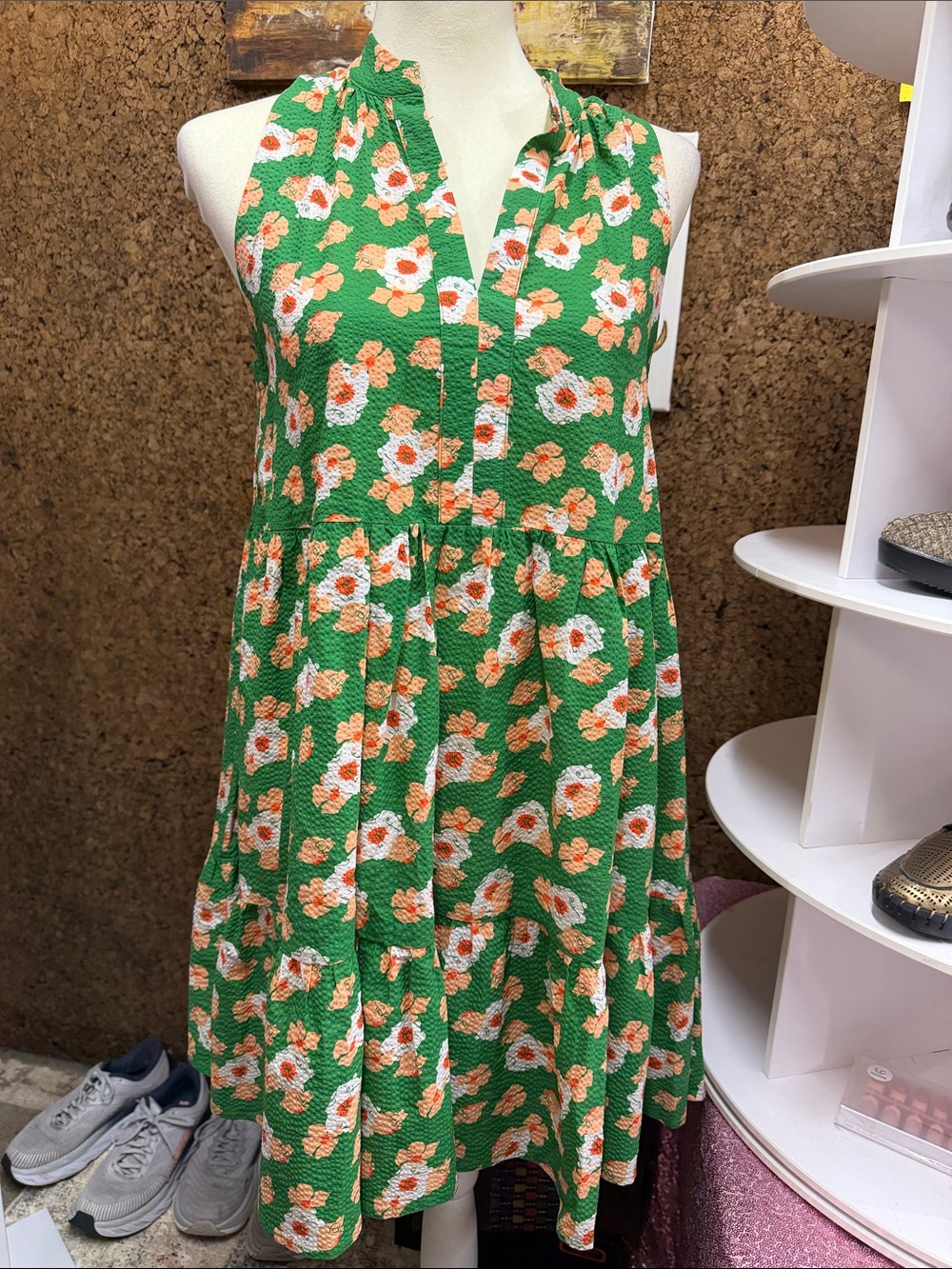TCEC Seersucker Dress size S